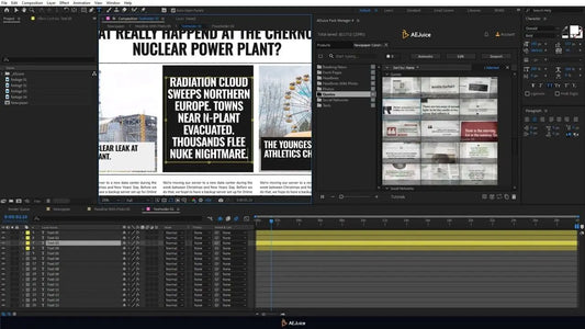 Newspaper Constructor Tutorial After Effects