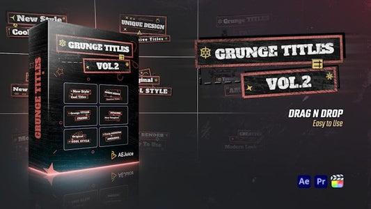 Grunge Titles Volume 2