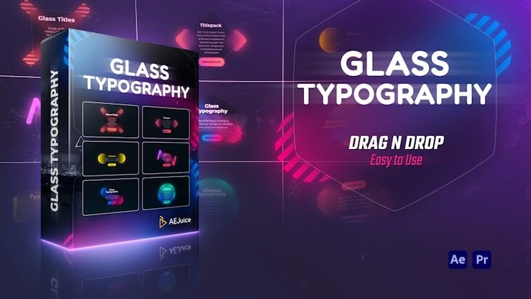 Glass Typography