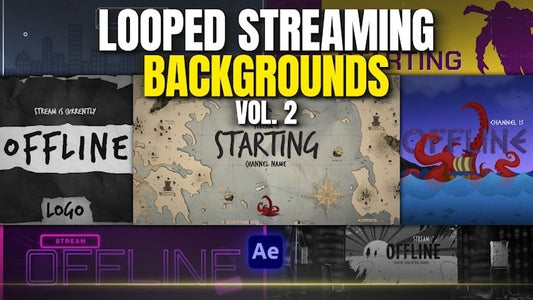 Looped Streaming Backgrounds Volume 2