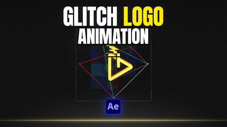 Glitch Logo Animation