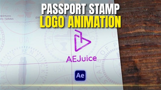 Passport Stamp Logo Animation