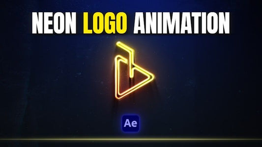 Neon Logo Animation