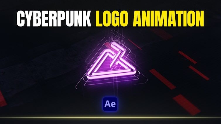 Cyberpunk Logo Animation