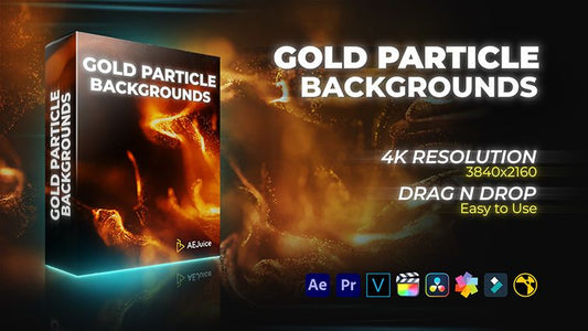 Gold Particle Backgrounds