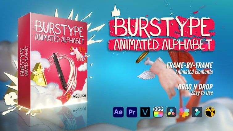 Burstype Animated Alphabet