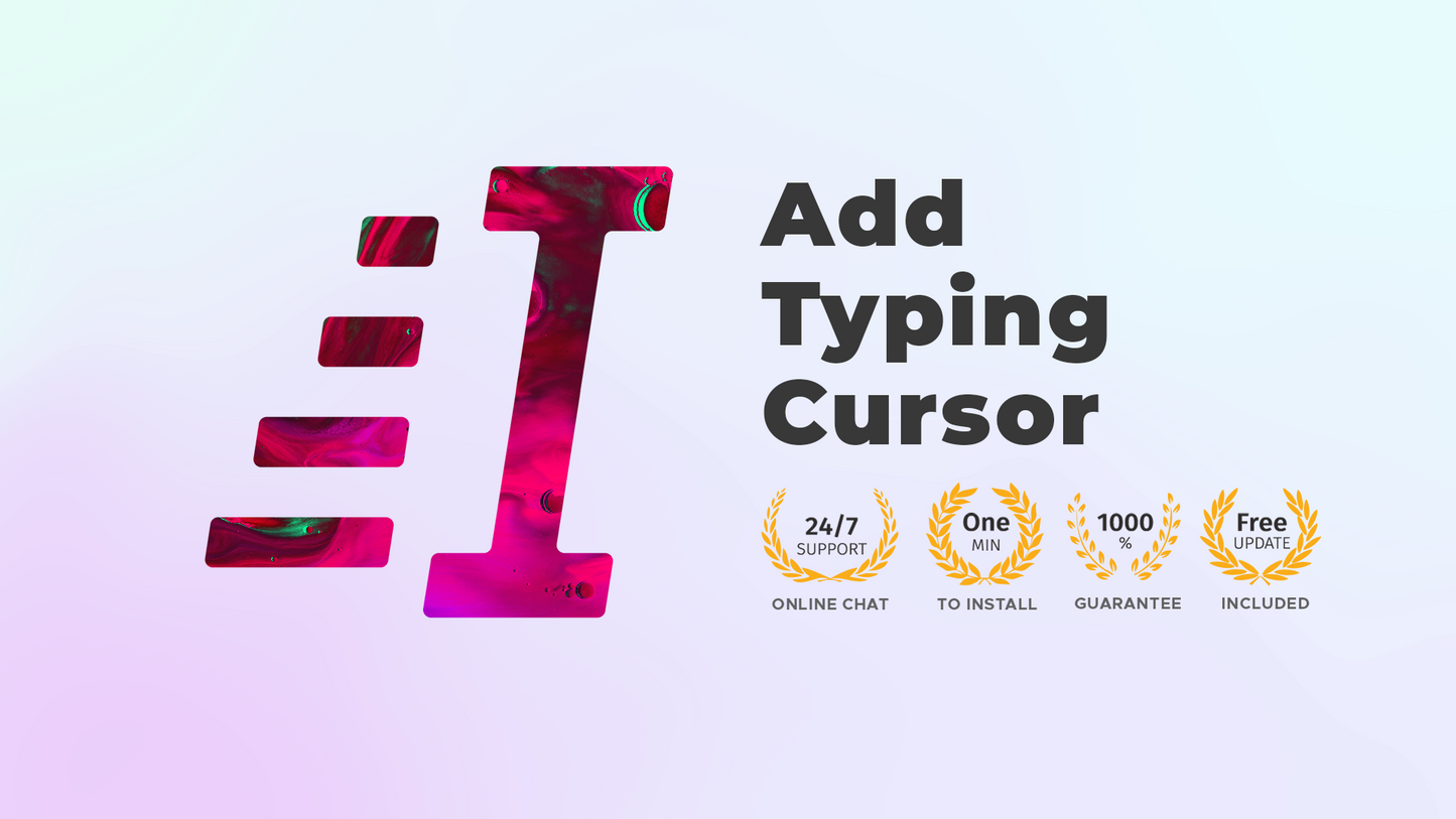 Add Typing Cursor